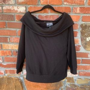 Victoria sport off the shoulder sweatshirt